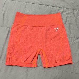 GYMSHARK SHORTS !!! peach/orangish